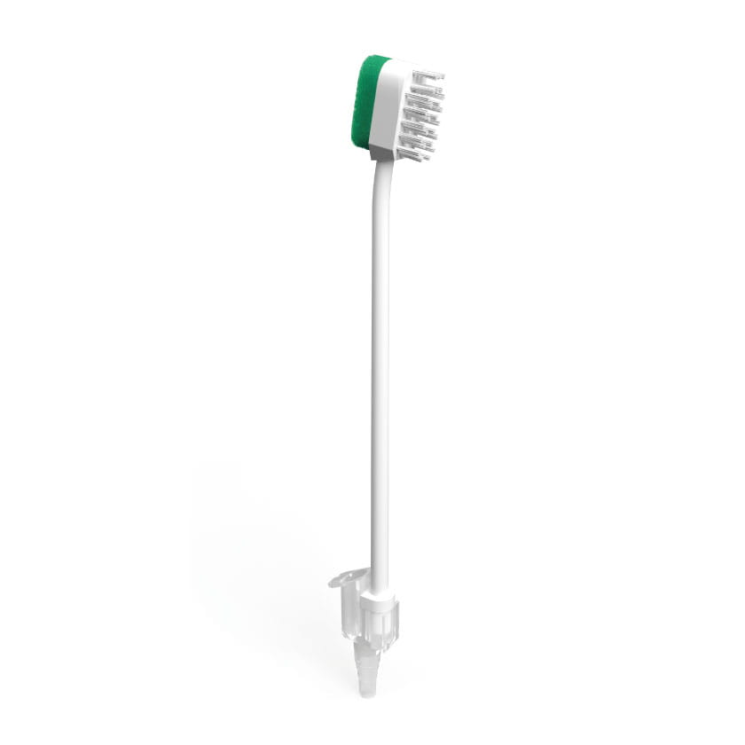 Oral Care Toothbrush with Suction