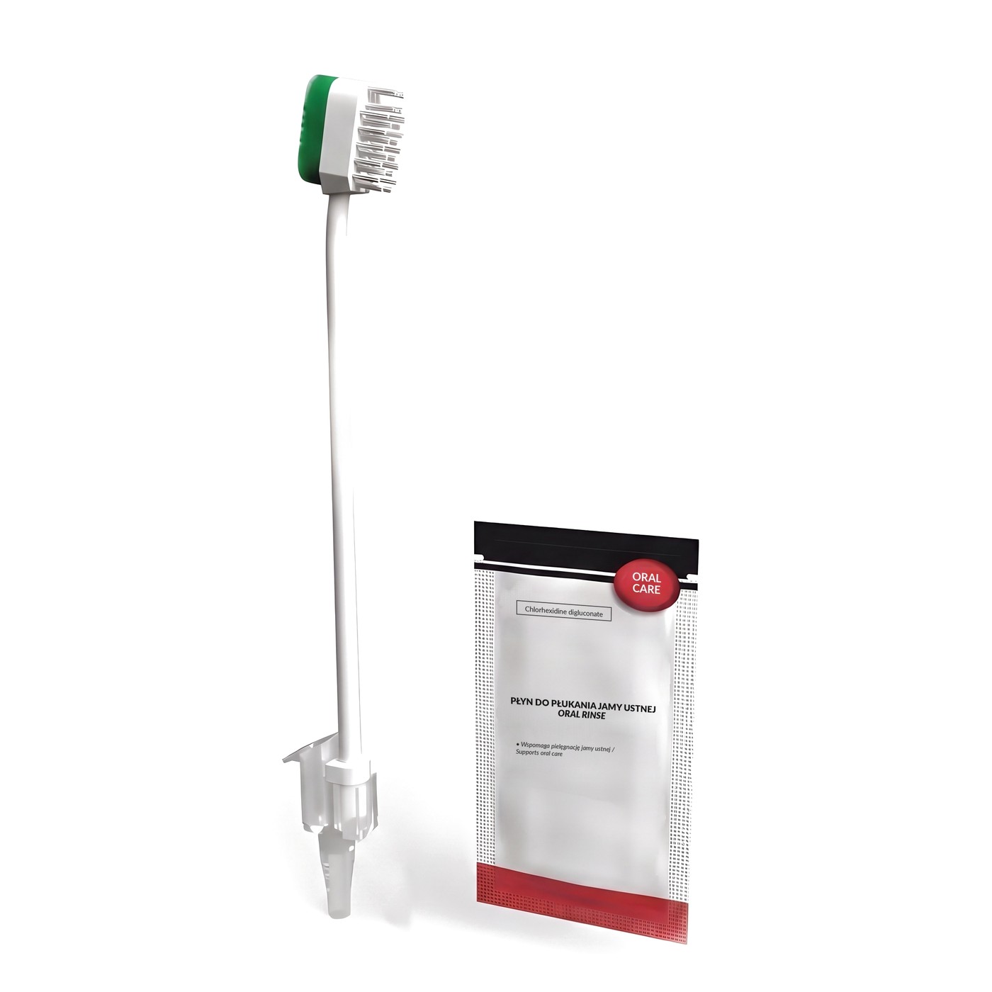 Oral Care with brush and 0.12% chlorhexidine